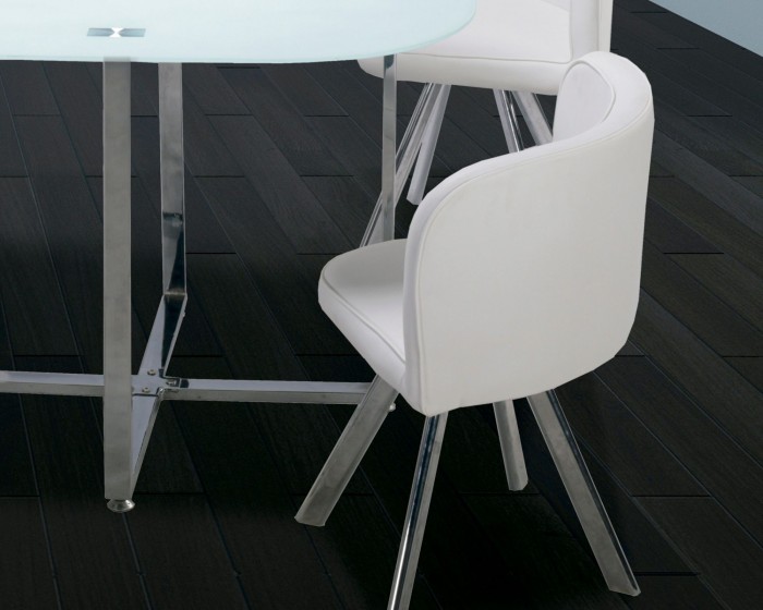 Conjunto Teca (mesa + 4 sillas)