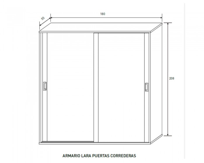 Armario Lara 2PC1A