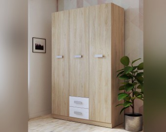 Armario 3 puertas y 2 cajones Donald