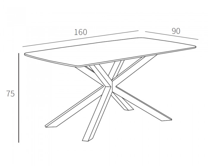 Mesa de comedor fija KARINA.