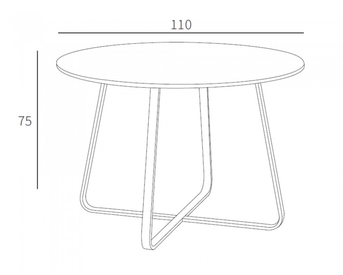 Mesa de comedor fija CAREN