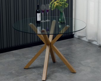 Mesa de comedor redonda MAYA