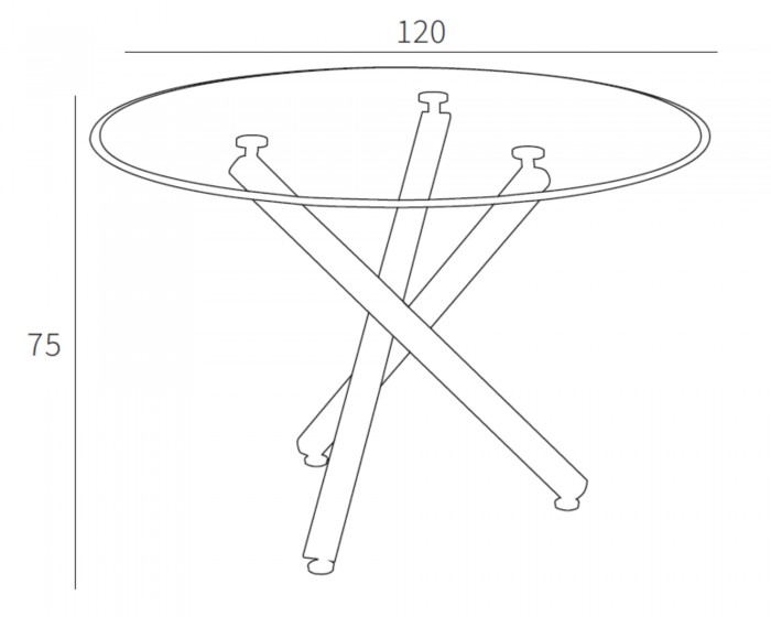 Mesa de comedor fija ATENAS
