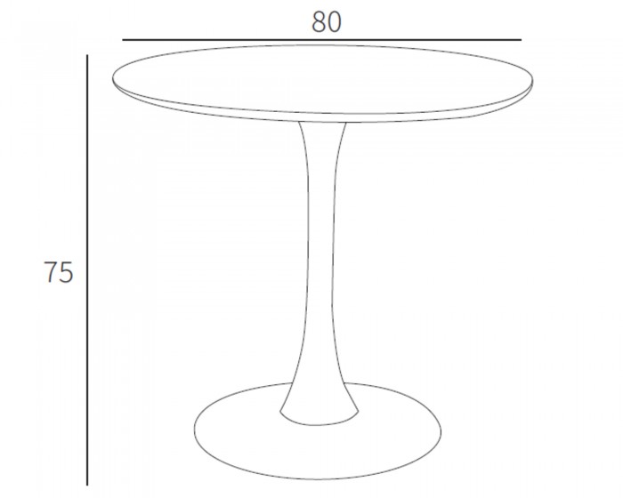 Mesa de comedor fija ELIA