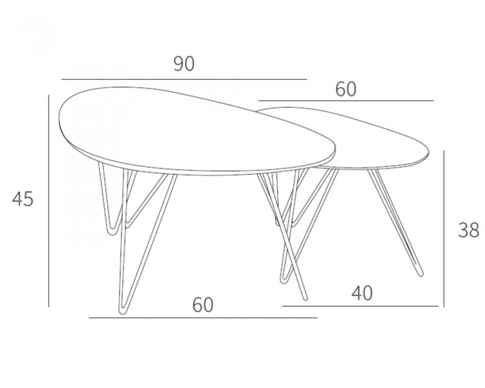 Mesa de centro SILVIA