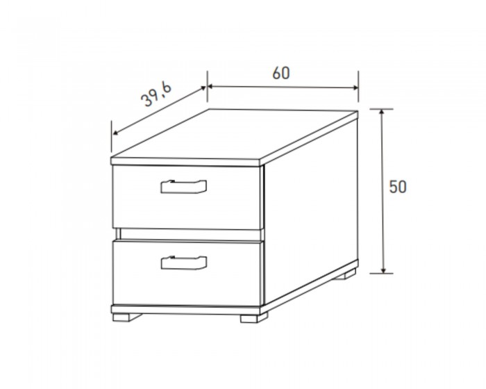 Mesita de noche Cabra