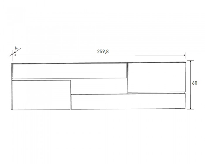 Cabecero Priego led 260