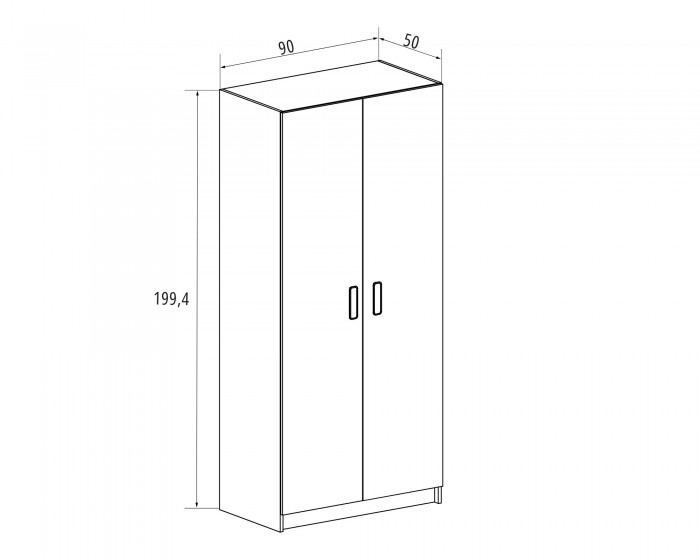 Armario Champion 2 puertas