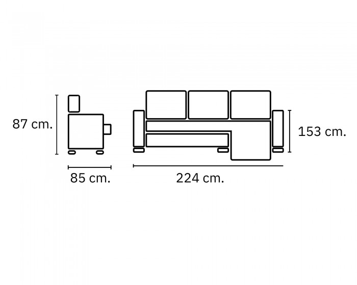 Chaise longue cama Paton