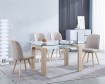 Conjunto Sensei + 4 sillas Lane (beige)