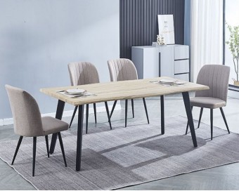 Conjunto Regatta + 4 silla Rory (beige)