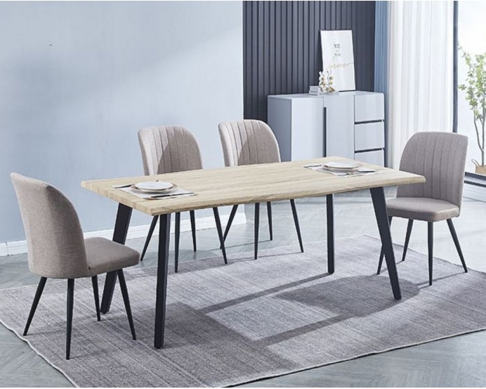 Conjunto Regatta + 4 silla Rory (beige)