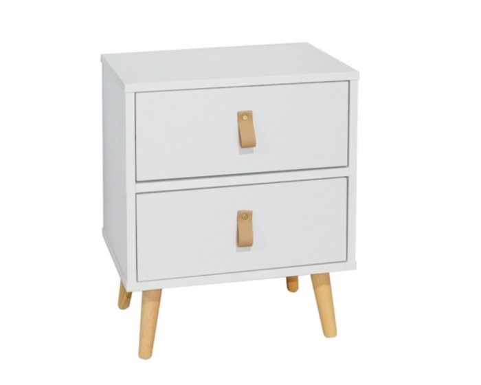 Mesita Anzio 2 cajones H556-B