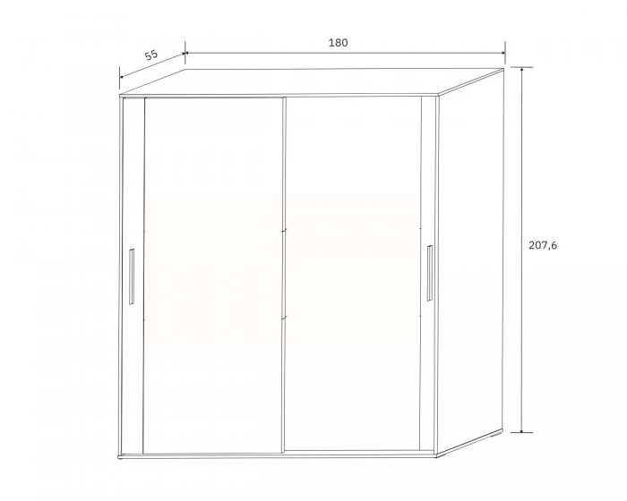 Armario Chellen 2 puertas