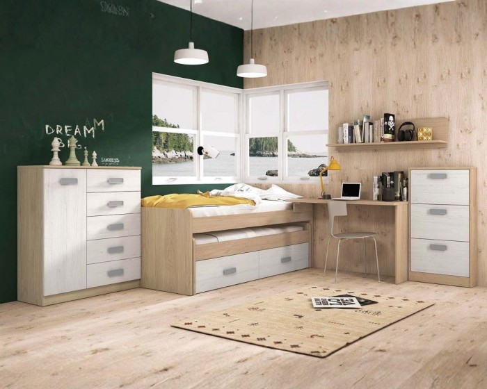 Dormitorio juvenil Donald 18