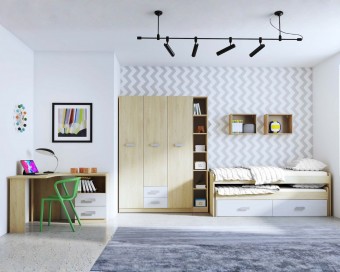 Dormitorio juvenil Donald 19