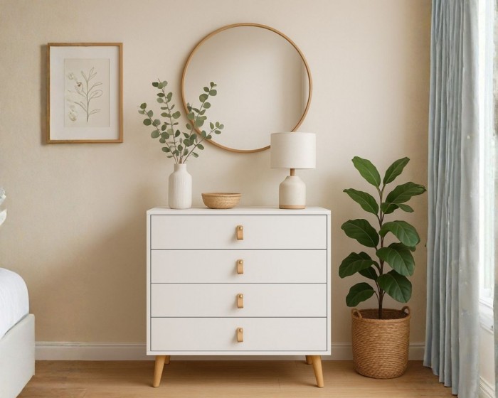 Cómoda Anzio 4 cajones H580-B